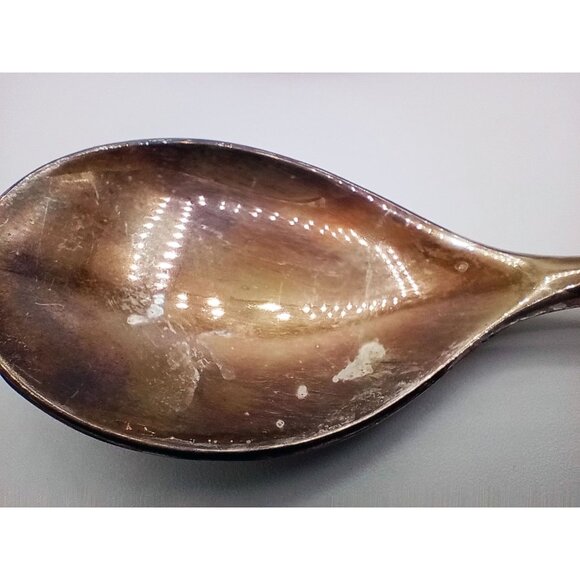 Italian Silver Plate Salad Serving Set Spoon Fork Elegant Dining Vintage 9 Inch - Picture 9 of 14